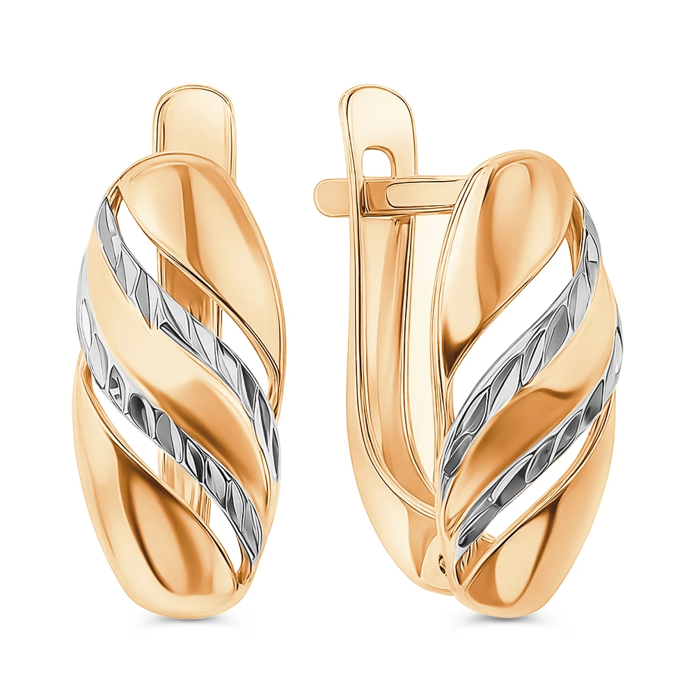 Серьги из красного золота 375 пробы 1