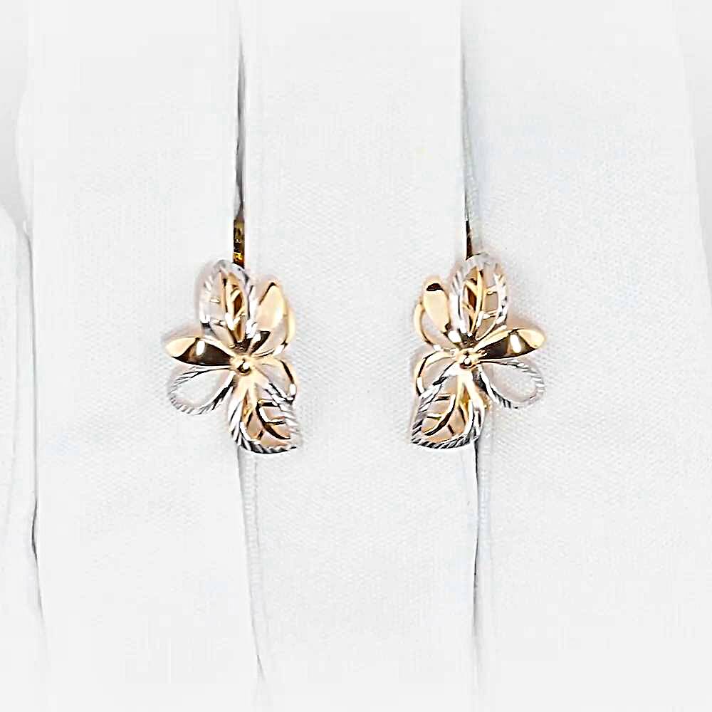 Серьги из красного золота 375 пробы 1