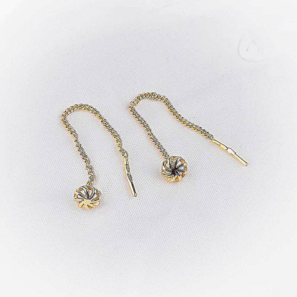 Серьги из красного золота 375 пробы 1
