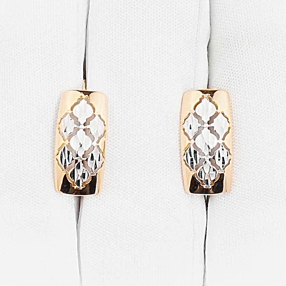 Серьги из красного золота 375 пробы