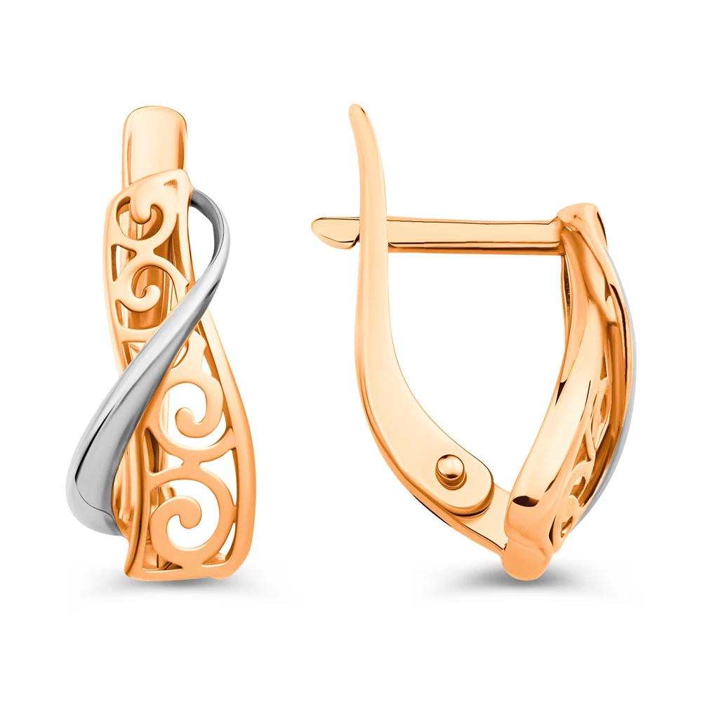Серьги из красного золота 375 пробы 3
