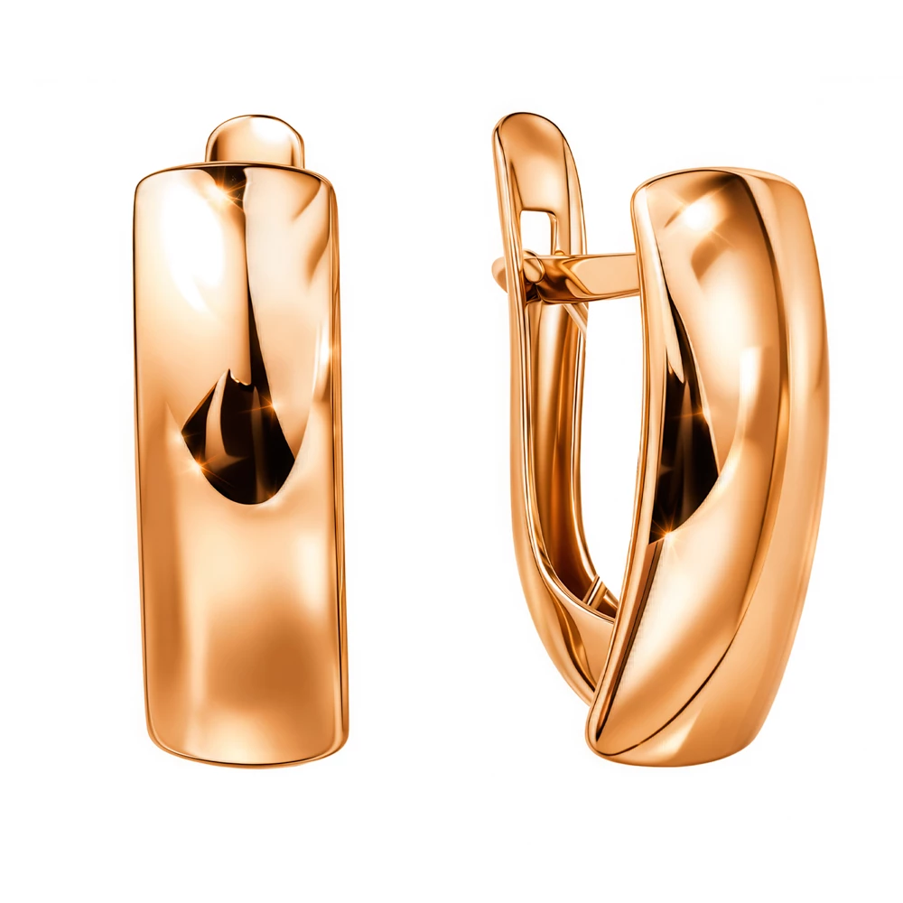 Серьги из красного золота 375 пробы 2