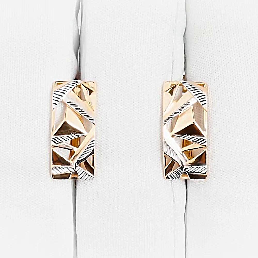 Серьги из красного золота 375 пробы 1