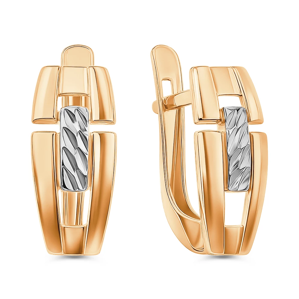 Серьги из красного золота 375 пробы 1
