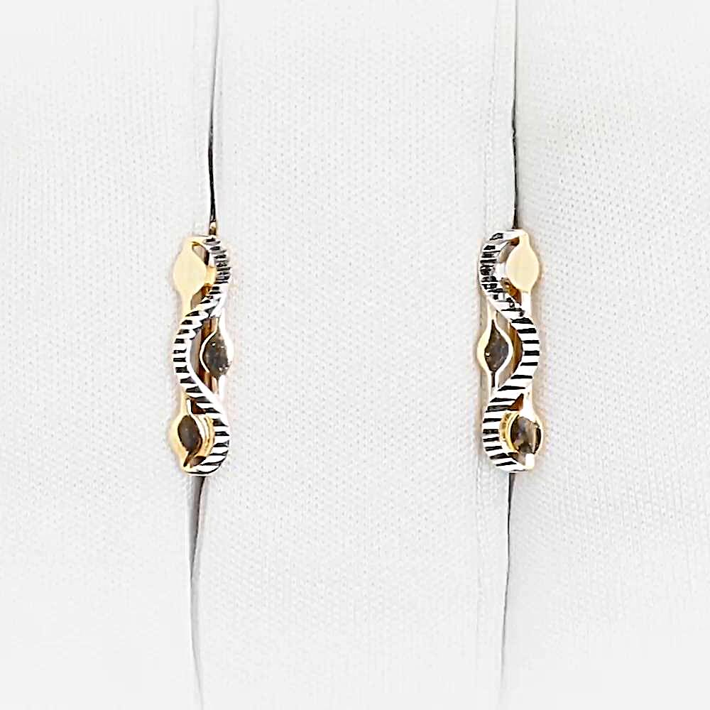 Серьги из красного золота 585 пробы 1