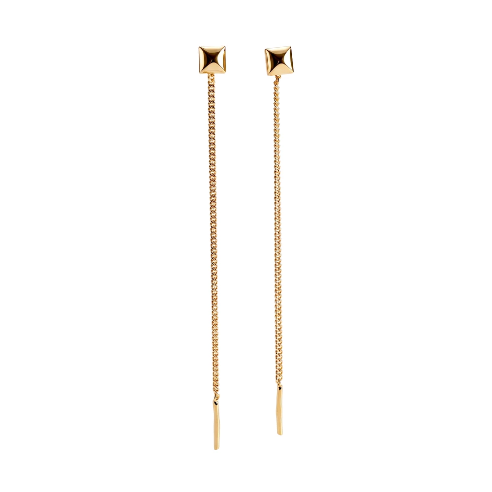 Серьги из красного золота 585 пробы