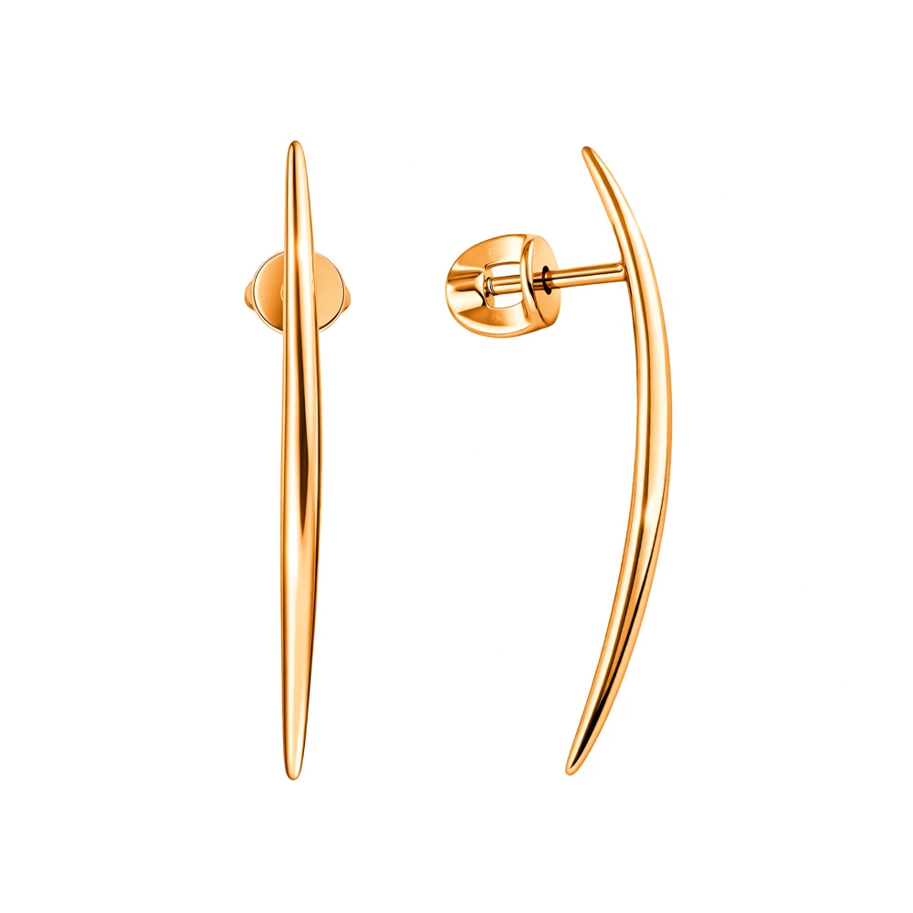 Серьги из красного золота 585 пробы 3