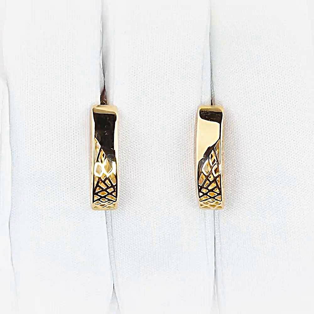 Серьги из красного золота 585 пробы 1