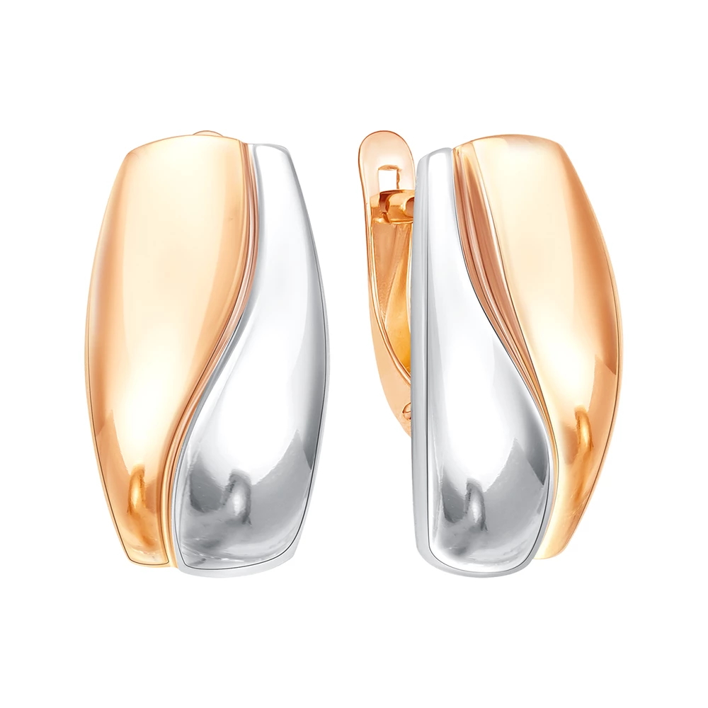 Серьги из красного золота 585 пробы 1