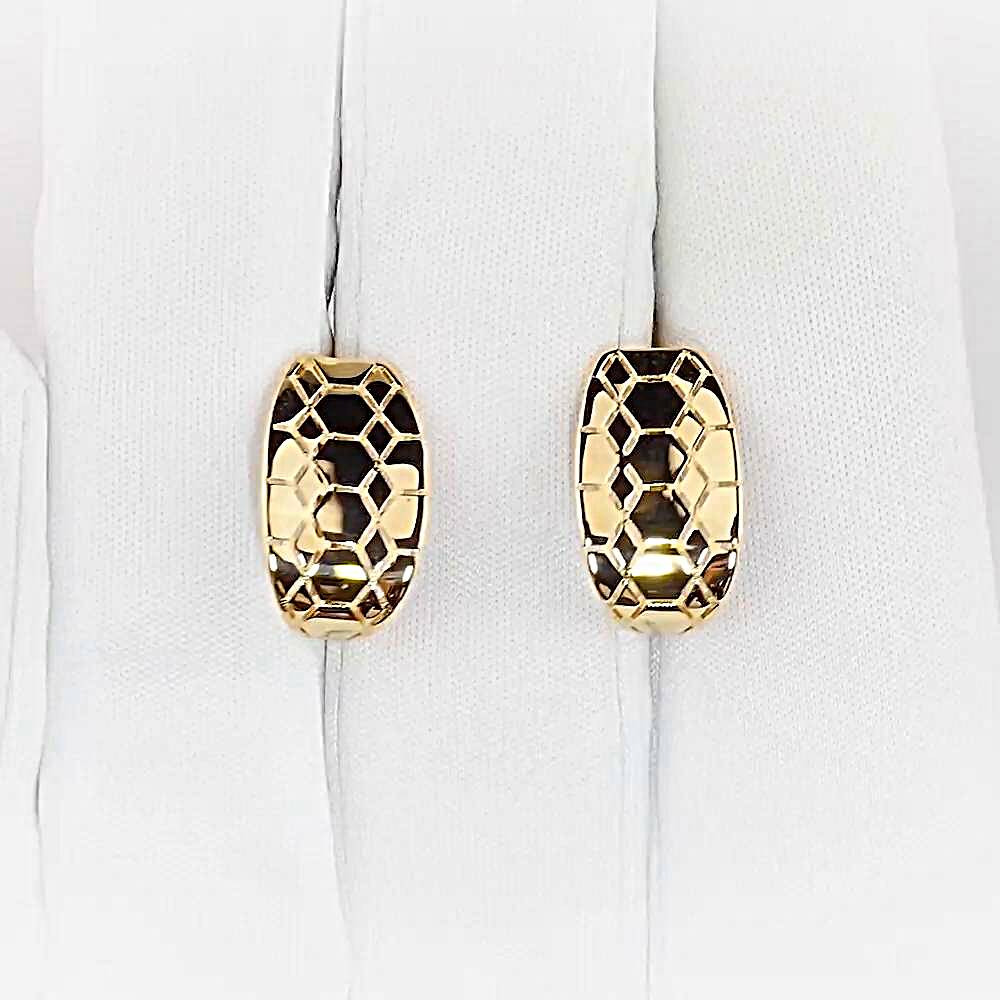 Серьги из красного золота 585 пробы 1