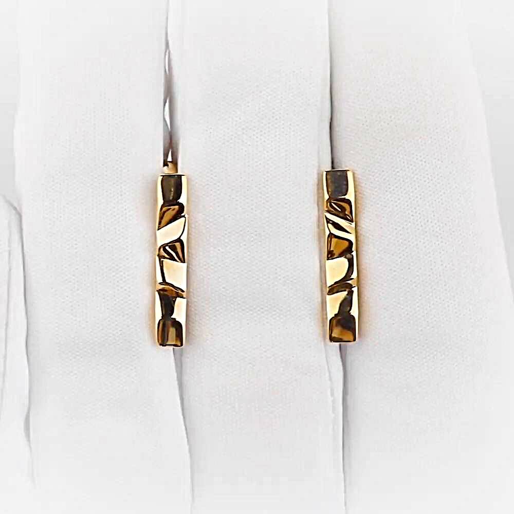 Серьги из красного золота 585 пробы 1