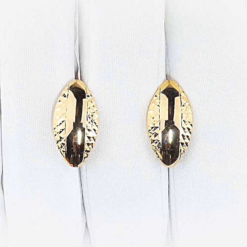 Серьги из красного золота 585 пробы 1