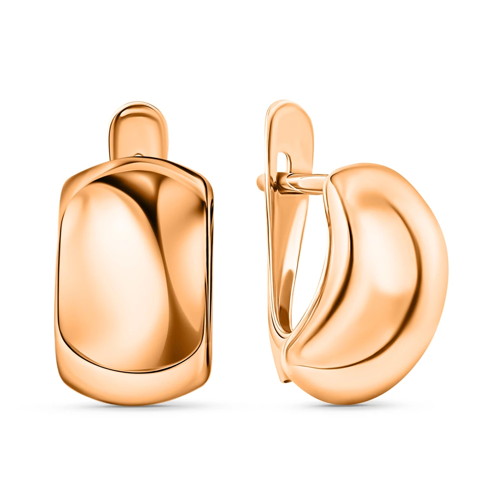 Серьги из красного золота 585 пробы 2