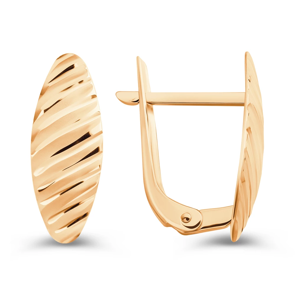Серьги из красного золота 375 пробы 3