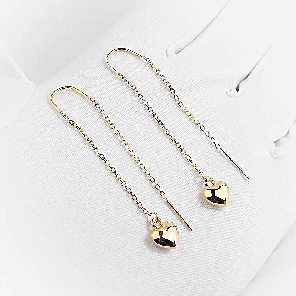 Серьги из красного золота 585 пробы 1