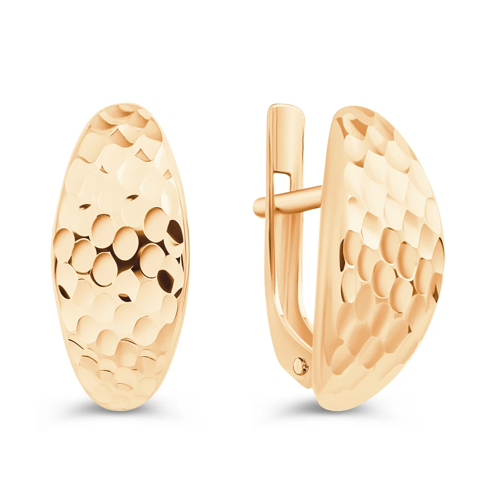 Серьги из красного золота 375 пробы 2