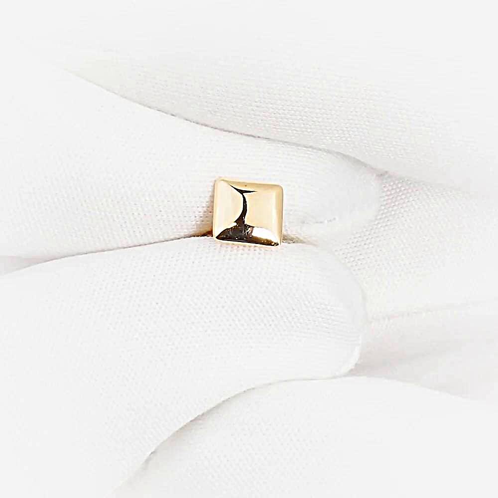 Серьга из красного золота 585 пробы 1