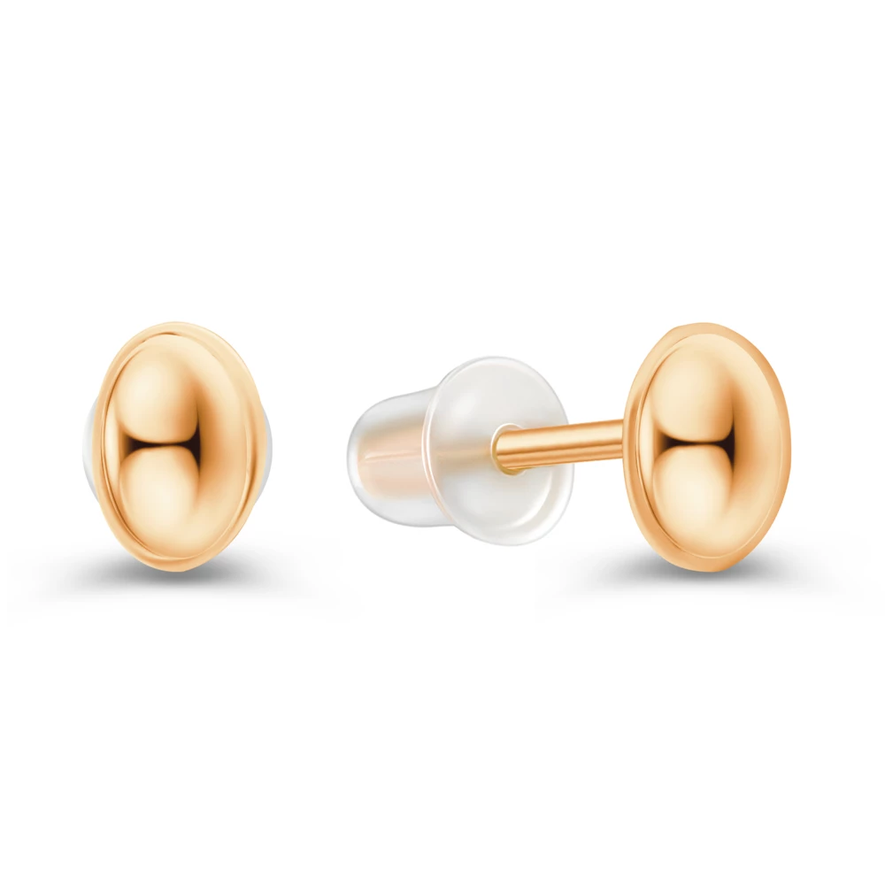 Серьги из красного золота 585 пробы 2