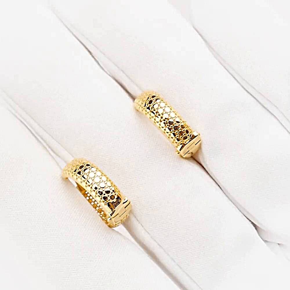 Серьги из красного золота 585 пробы 1