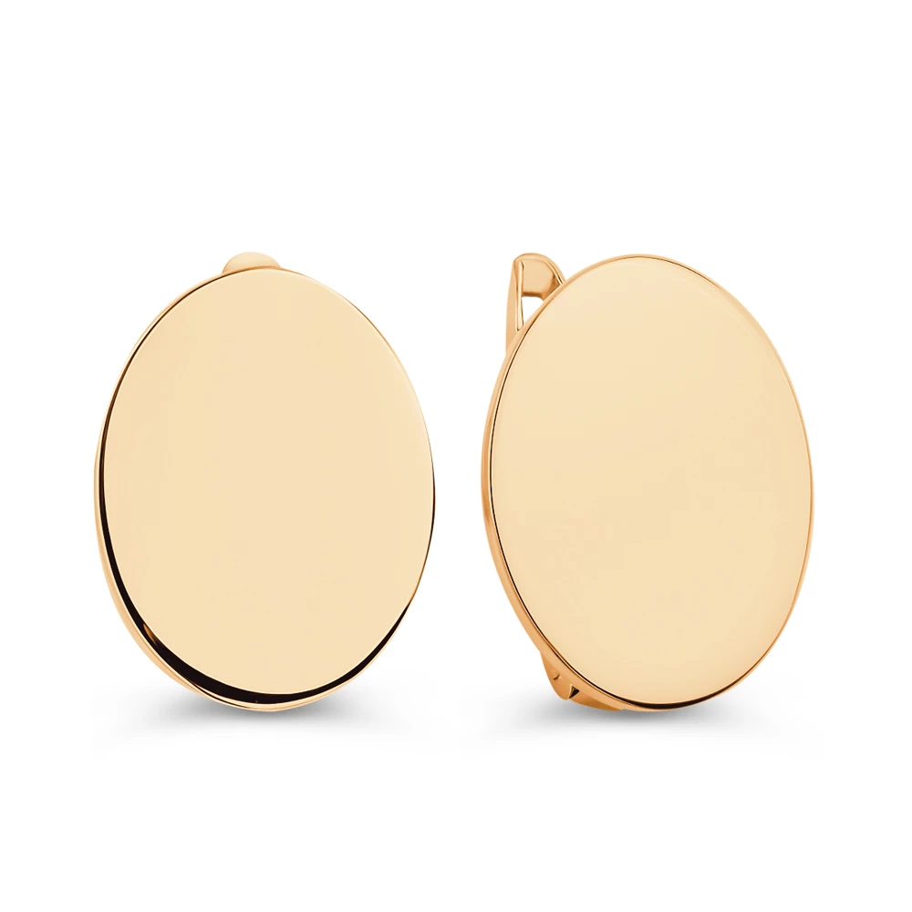 Серьги из красного золота 585 пробы 2