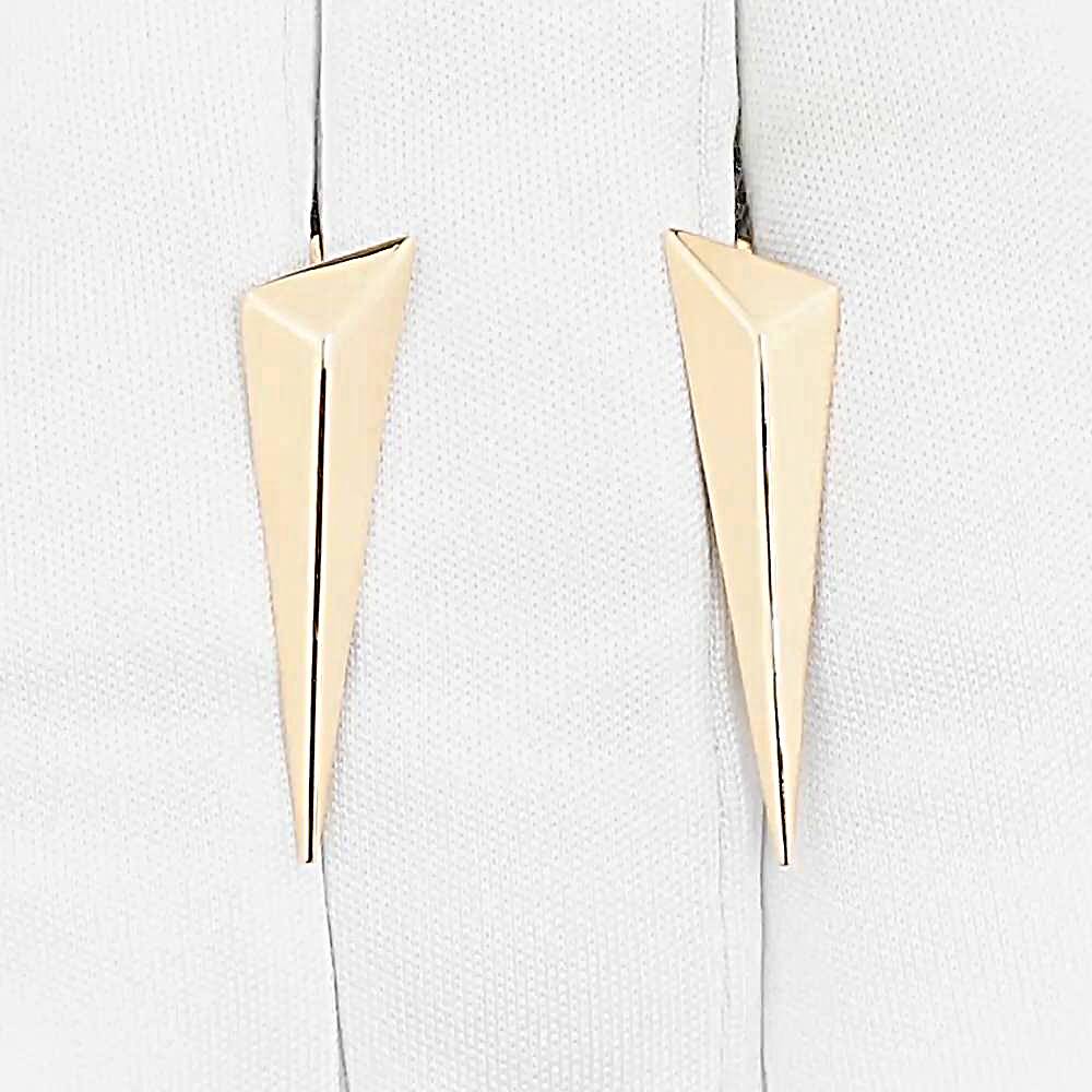 Серьги из красного золота 585 пробы 1