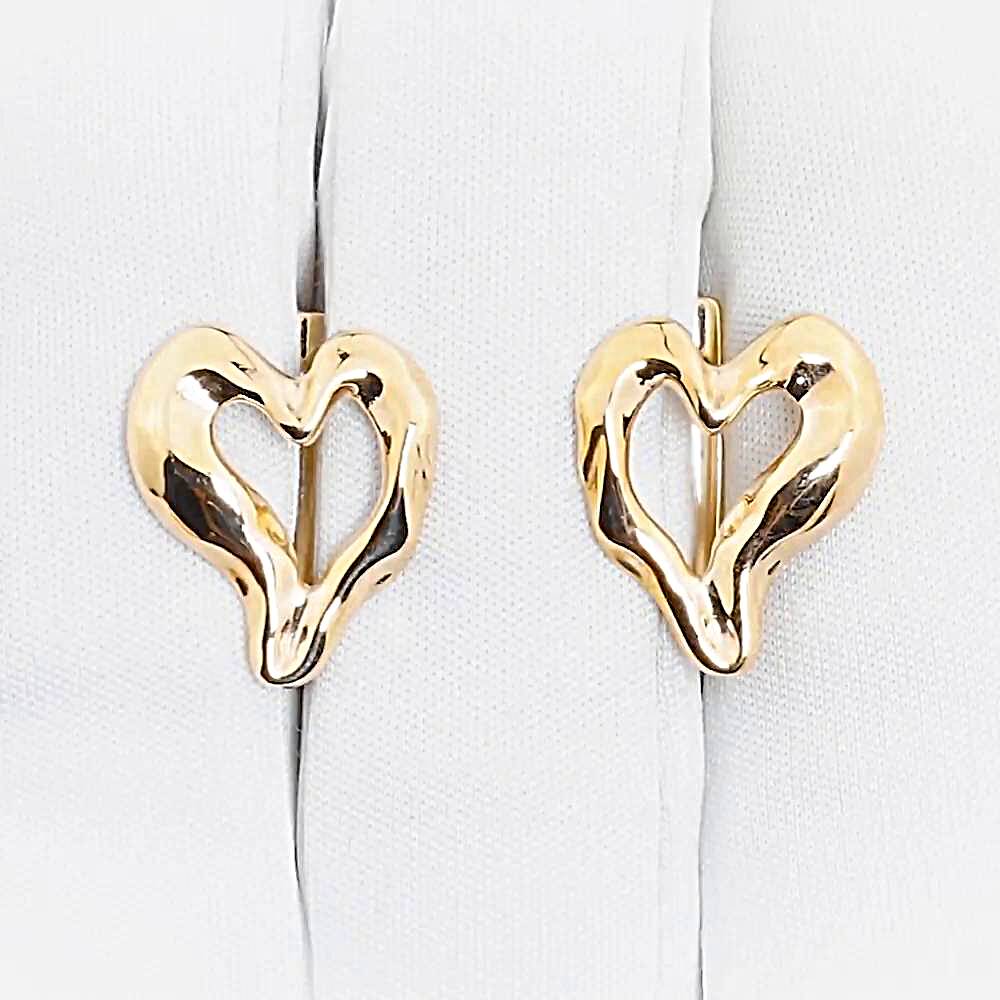 Серьги из красного золота 375 пробы 1