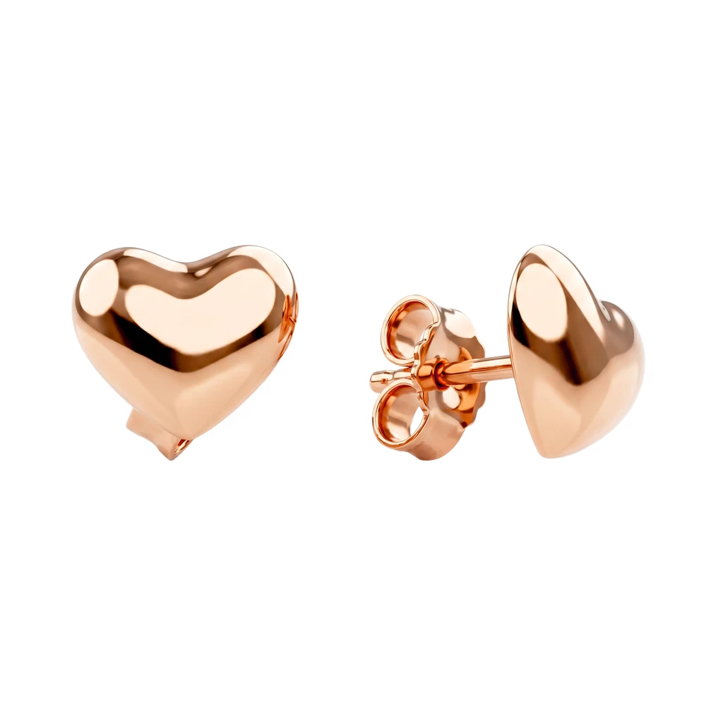Серьги из красного золота 375 пробы