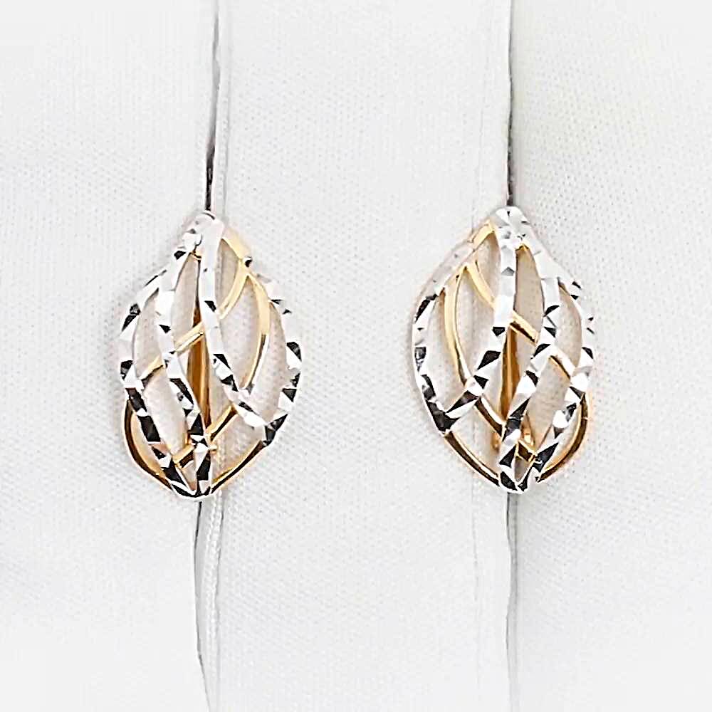 Серьги из красного золота 375 пробы 1
