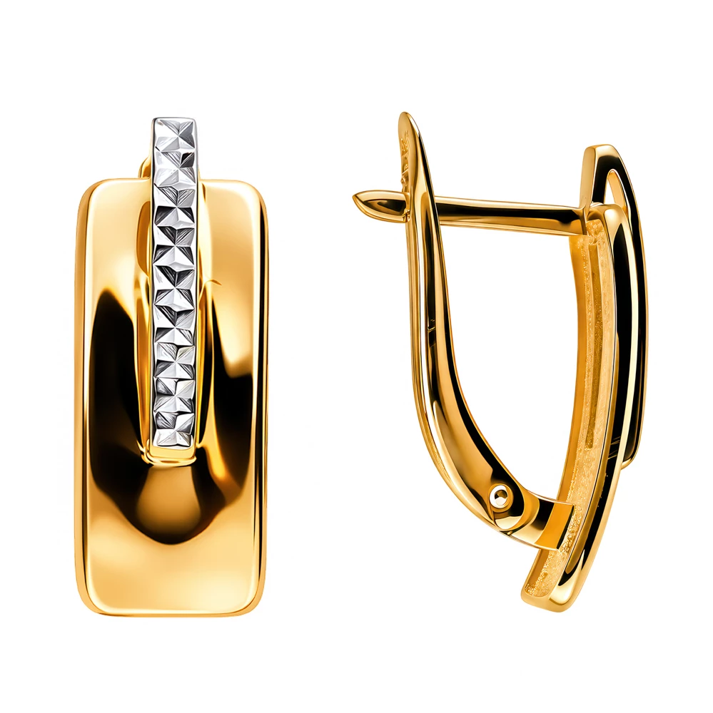 Серьги из красного золота 375 пробы