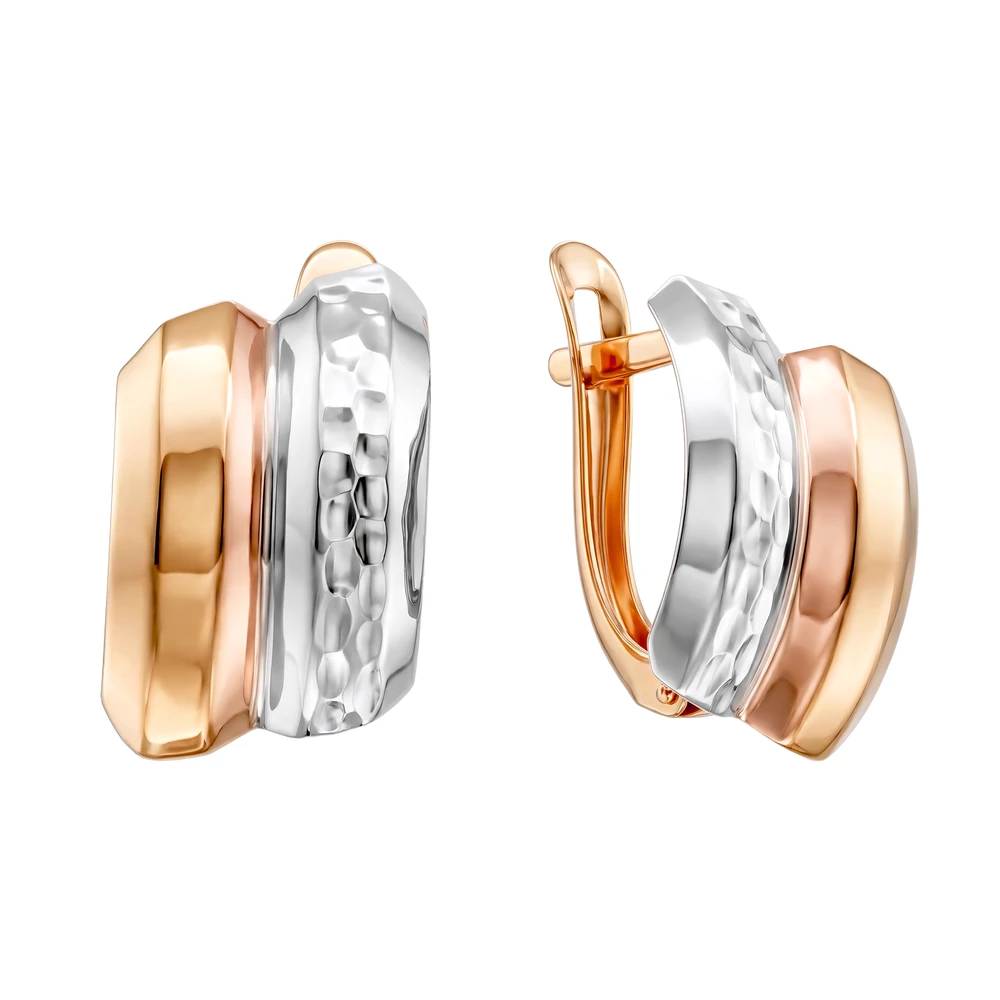 Серьги из красного золота 585 пробы 2