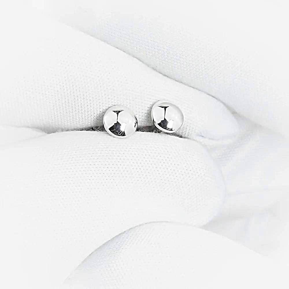 Серьги из белого золота 585 пробы 1