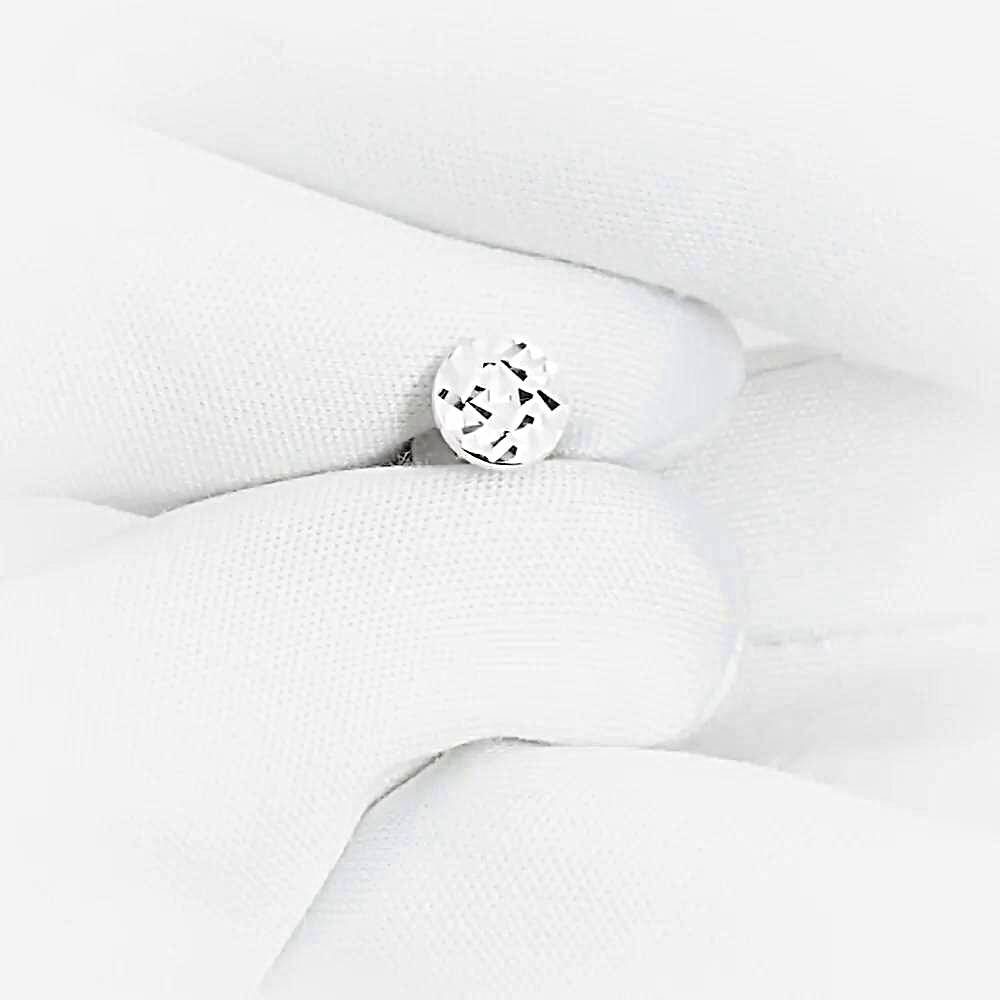 Серьга из белого золота 585 пробы