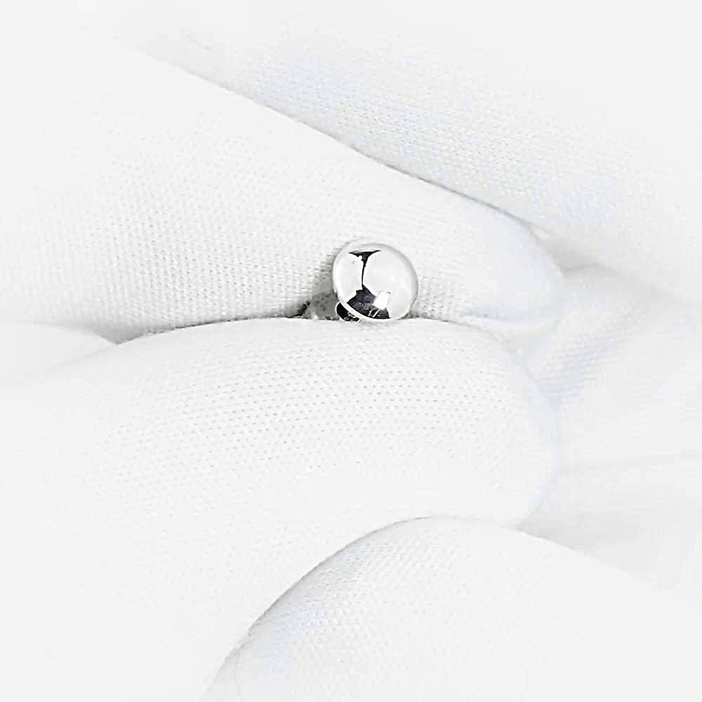 Серьга из белого золота 585 пробы