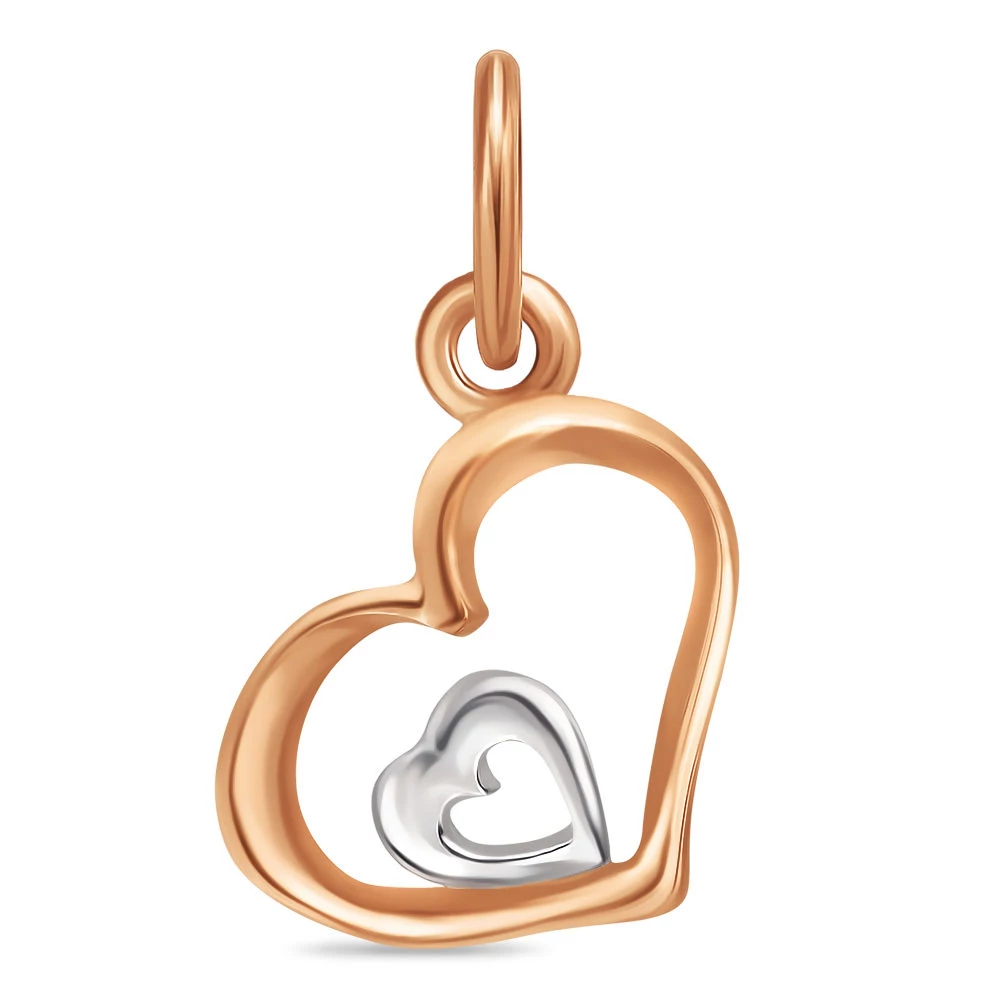 Подвес из красного золота 585 пробы 2