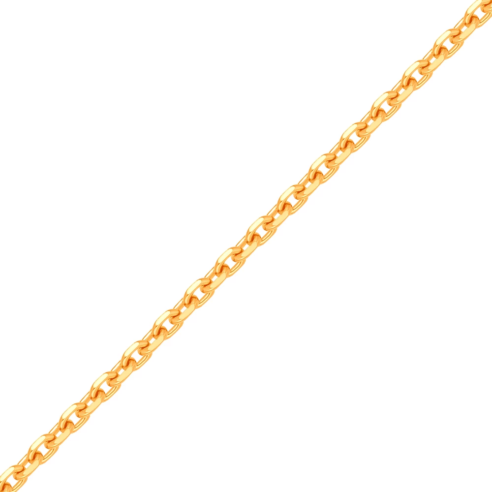 Цепь якорь из красного золота 585 пробы 1
