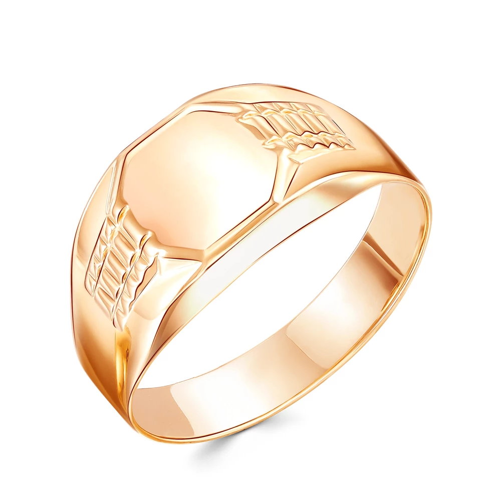 Кольцо из красного золота 375 пробы