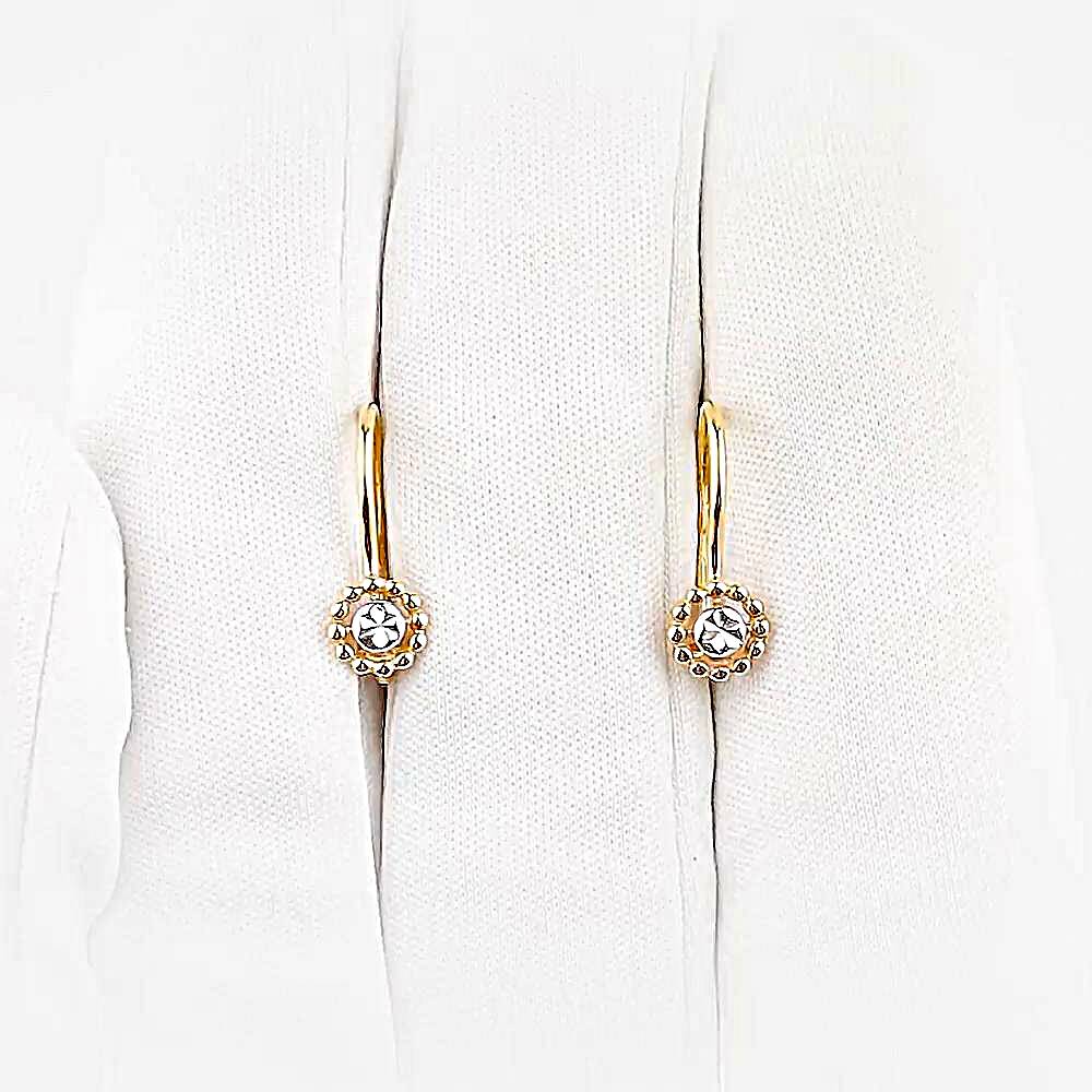 Серьги детские из красного золота 375 пробы 1