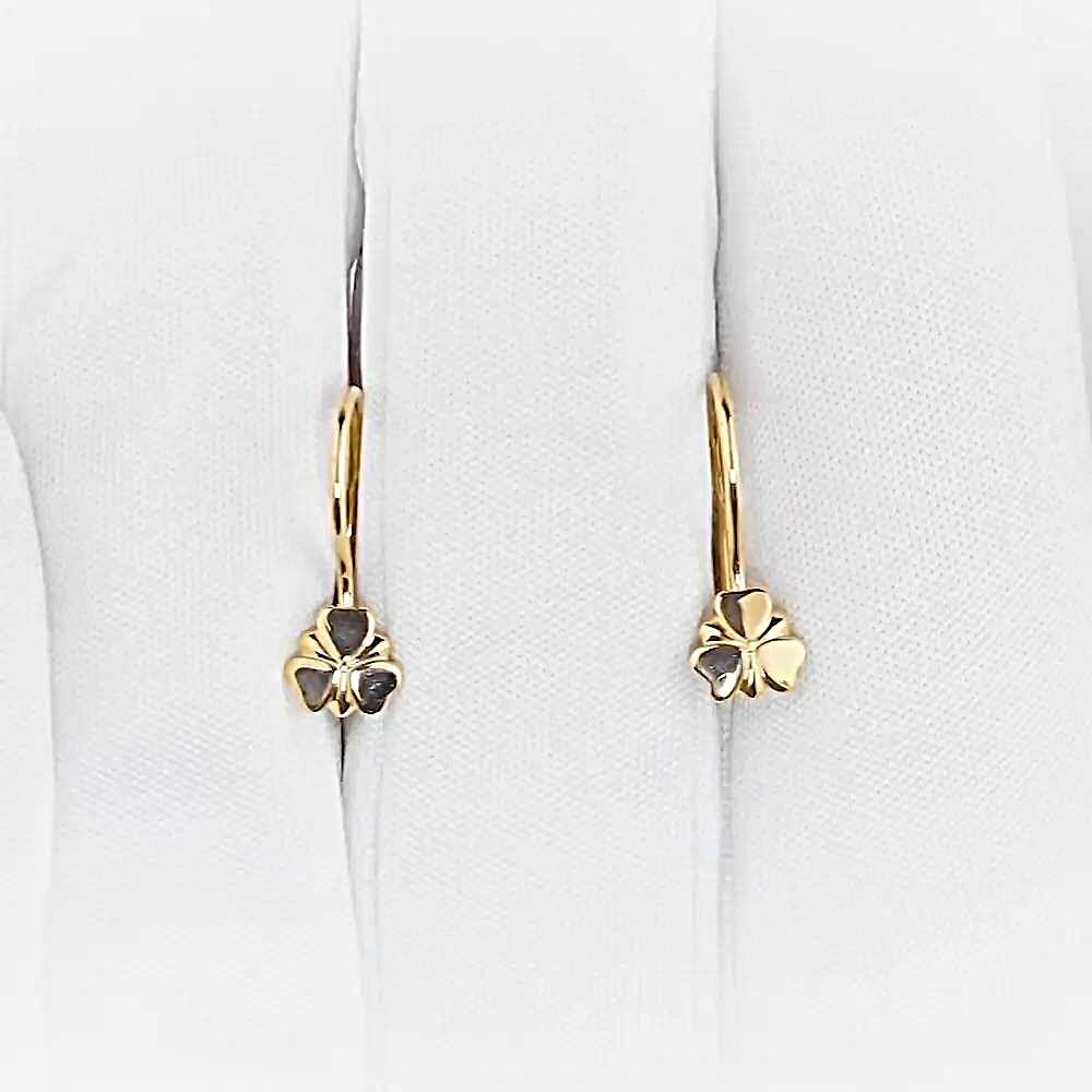 Серьги детские из красного золота 375 пробы 1