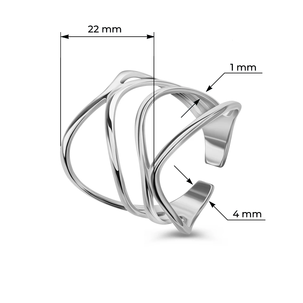 Кольцо из серебра 925 пробы 3
