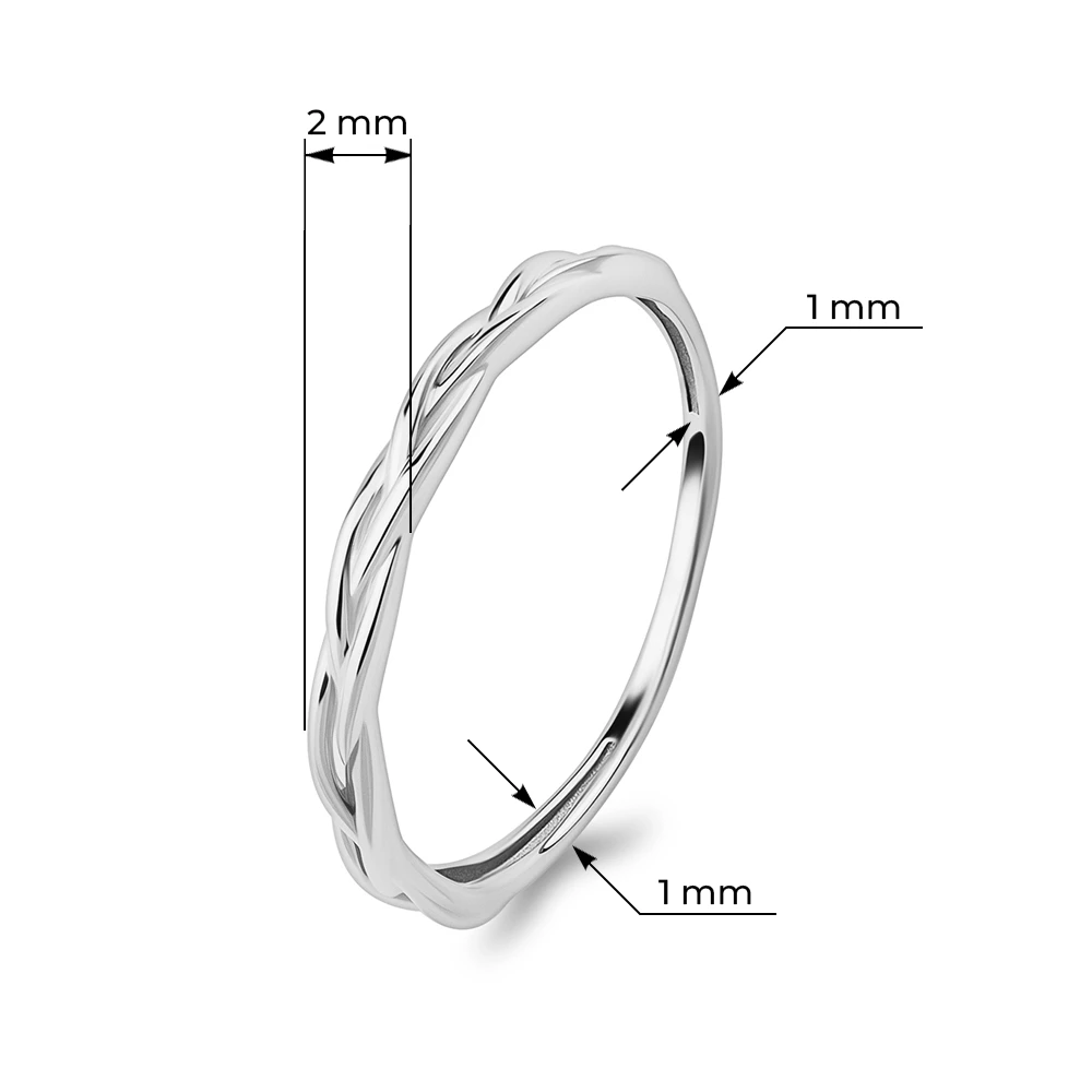 Кольцо из серебра 925 пробы 3