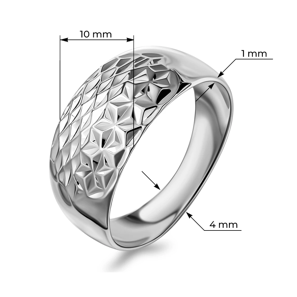 Кольцо из серебра 925 пробы 2