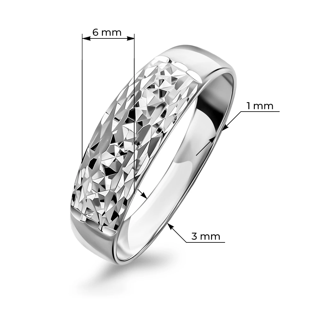 Кольцо из серебра 925 пробы