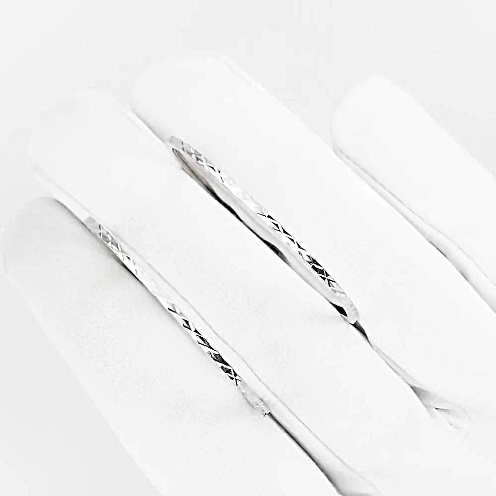 Серьги конго из серебра 925 пробы 1