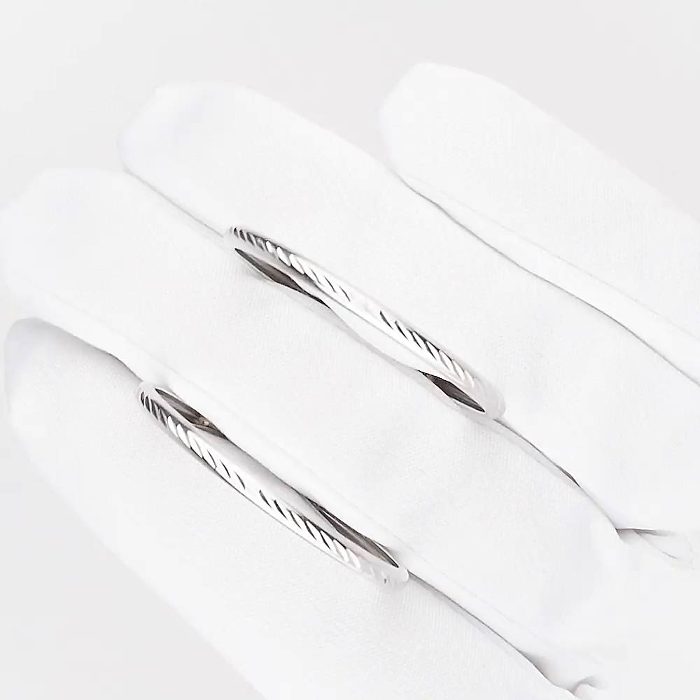 Серьги конго из серебра 925 пробы 1