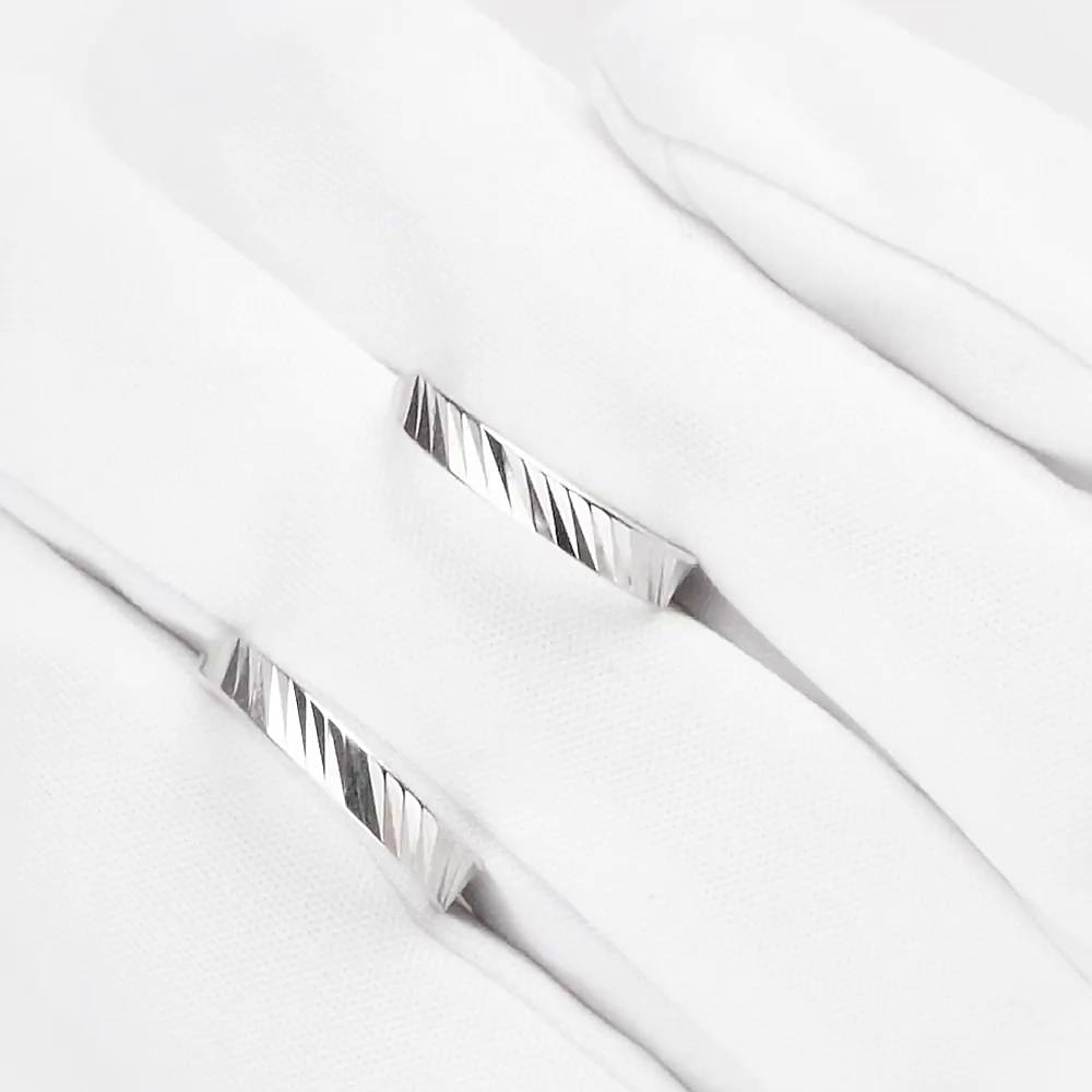 Серьги конго из серебра 925 пробы 1