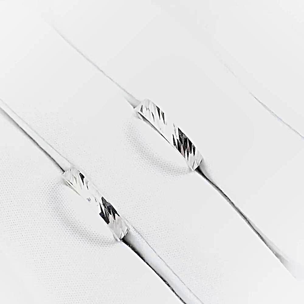 Серьги конго из серебра 925 пробы 1