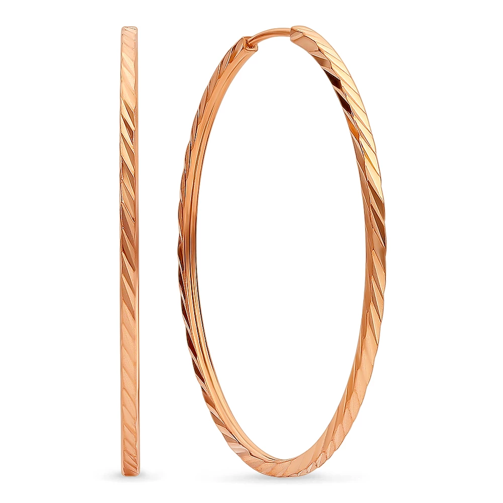 Серьги конго из серебра 925 пробы 2