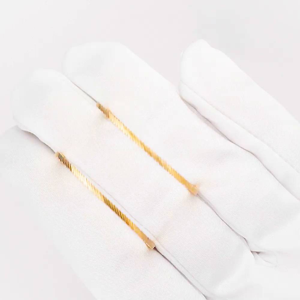 Серьги конго из серебра 925 пробы 1