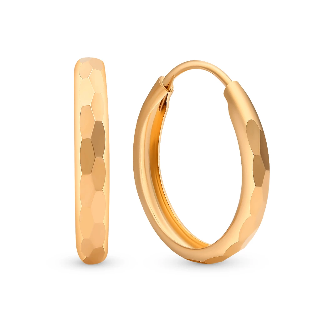 Серьги конго из серебра 925 пробы