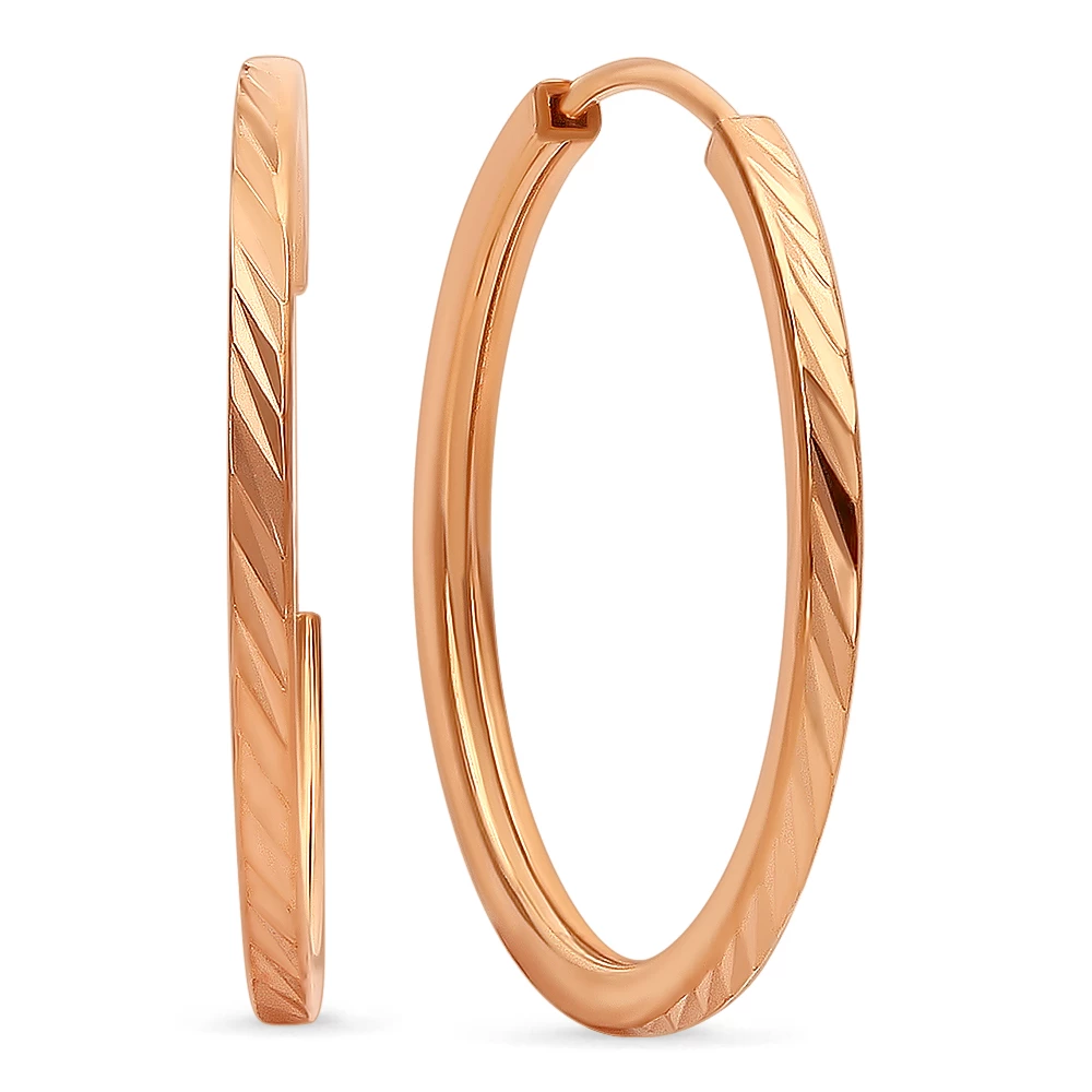 Серьги конго из серебра 925 пробы 2